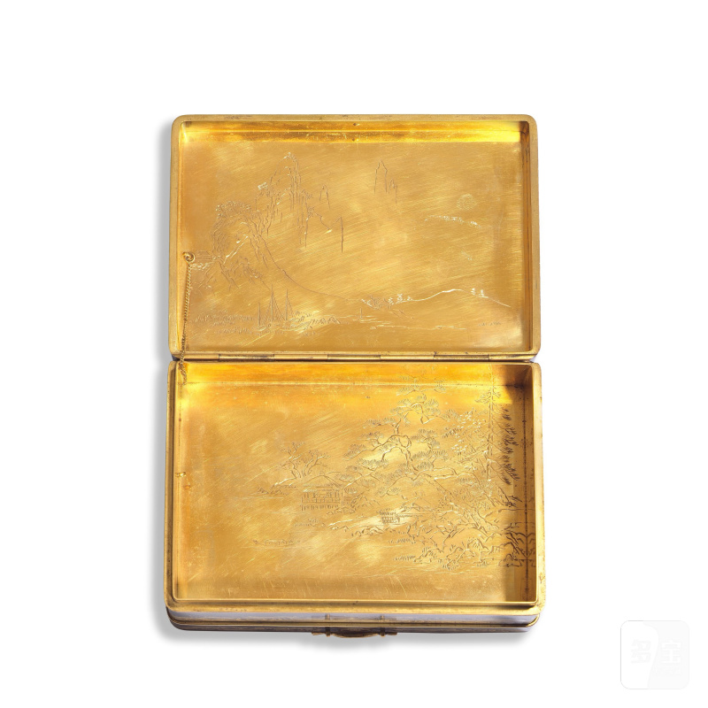 明治時代 鐵布目象嵌竹林七賢盒 | AN INLAID IRON BOX AND COVER - 图16